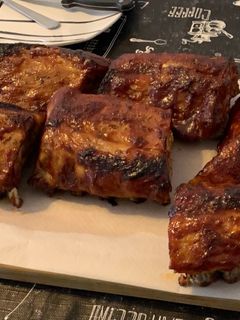 Una foto de Costillas barbacoa al horno