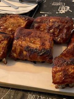 Una foto de Costillas barbacoa al horno