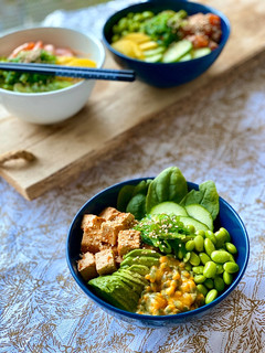 Una foto de Poke vegano