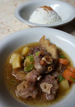 Foto resep Sup Buntut (oxtail soup)