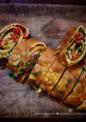Foto resep Telur dadar gulung korea *gyeran mari