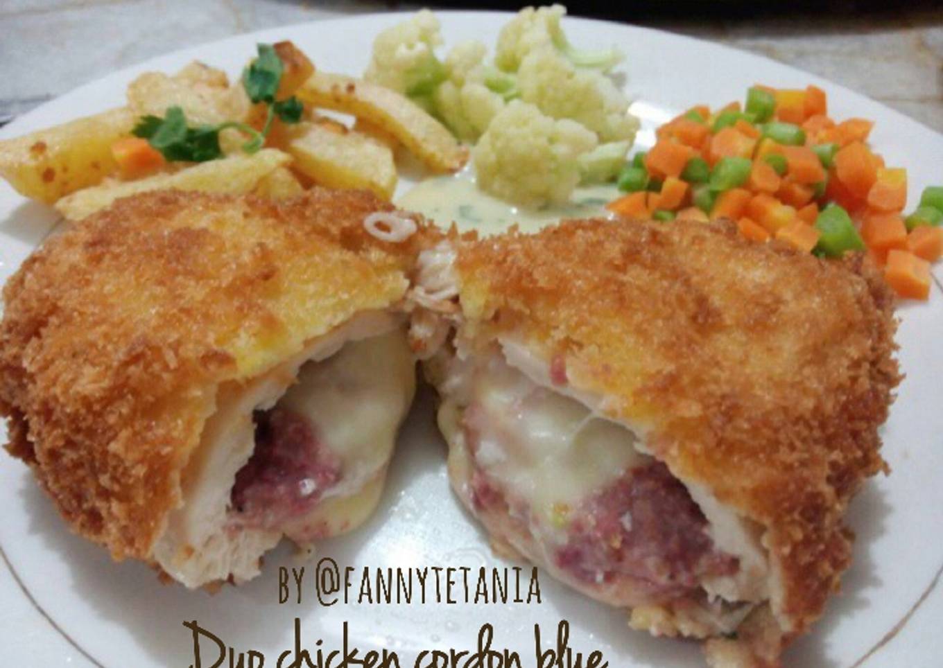 Duo chicken cordon bleu