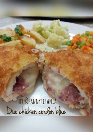 Foto resep Duo chicken cordon bleu