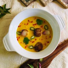 A picture of Caramelised Pyaaz Sabzi.