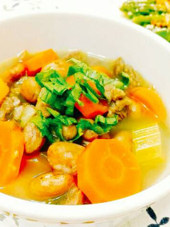 Foto resep Simple Sup Daging Kacang Merah