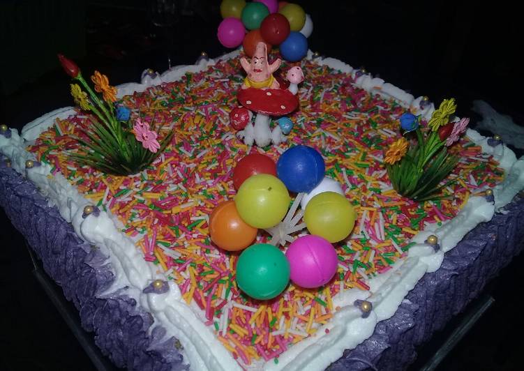 Kue bolu rainbow rukia