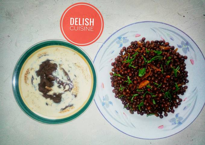 Pigeon pea porridge (Fio Fio) & Tamarind pap (Tamba)