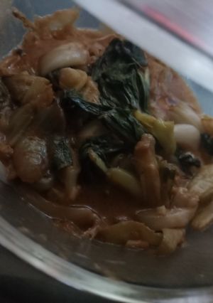 Una foto de Bok Choy a la sartén para acompañar lo que sea