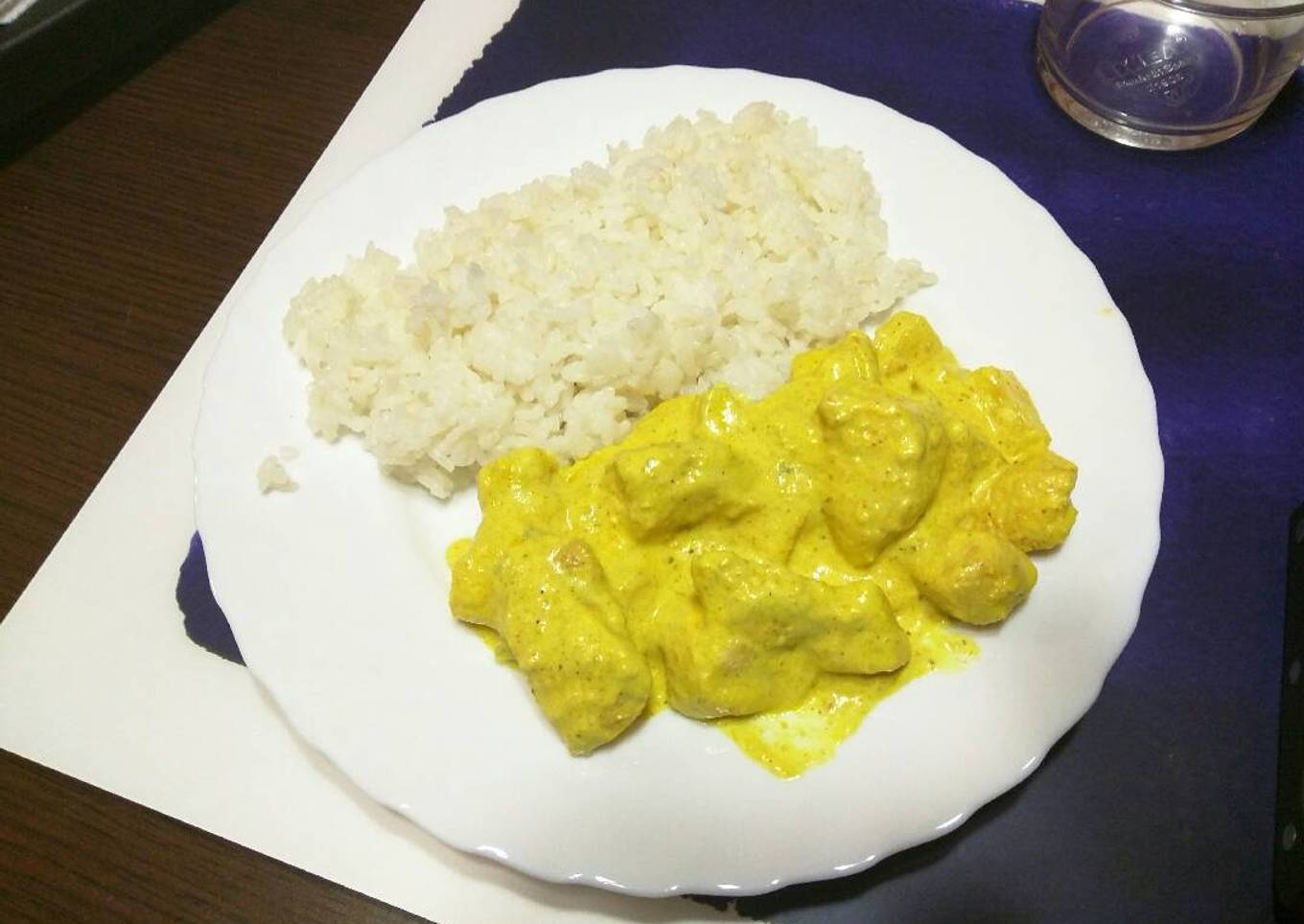 Pollo al curry