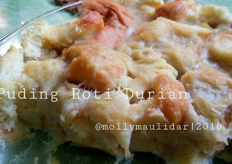 Puding Roti Durian