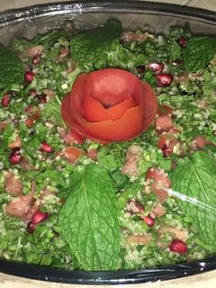 صورة لوصفة تبولة على طريقتي