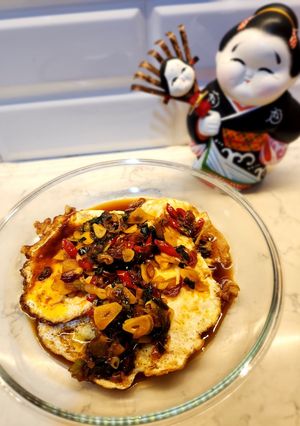 Foto resep Telur ceplok Pontianak