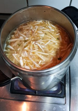 香菇筍子排骨粥 的食譜成品照片