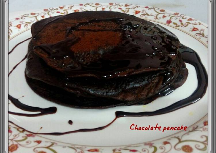 How to Make Homemade Chocolate pancake