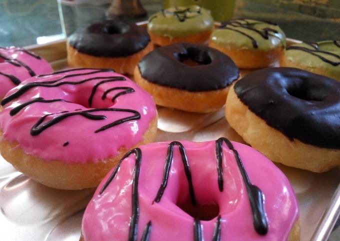 Donat Maizena Topping Glaze