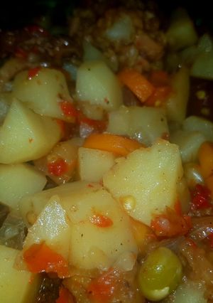 A picture of Irish potatoes porridge.