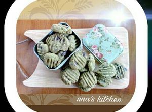 Foto resep Matcha green tea cookies 5 bahan saja