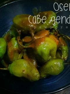 Foto resep Oseng Cabe Gendot