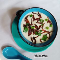 A picture of Creamy Onion Soup.
