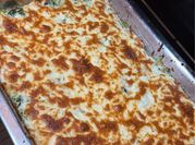Una foto de pastel salado