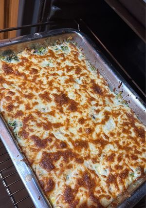 Foto principal de Pastel de brocoli y salmon