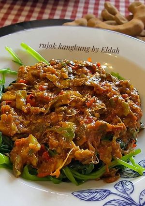 Foto resep Rujak kangkung