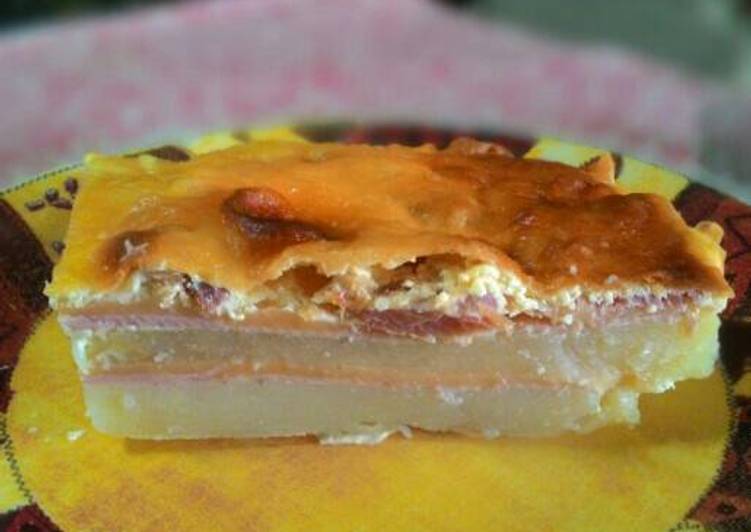 Lasanha de Batatas com Bacon