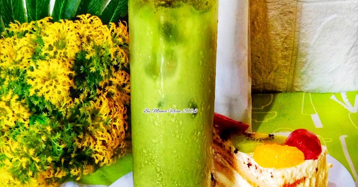 Resep Iced Matcha Latte Oleh Lanjarsih/Mama Fifian ( MasakanRumahan ...