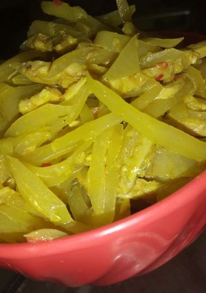 Foto resep Pepaya Buning(bumbu kuning/ rawis pepaya)