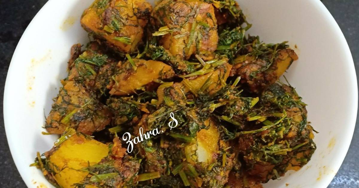 Soy Aloo Bhaji Recipe by Zahra Shaikh Cookpad