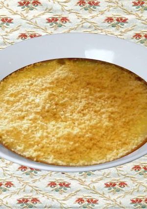 Una foto de Sopa crema de sémola (6 Meses)