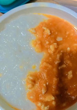 Foto resep Mpasi 8+ Bubur Ayam Asam Manis