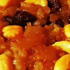 A picture of Tirunelveli Halwa (wheat halwa).