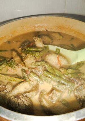 Foto resep Lodeh Terong Kacang Simple