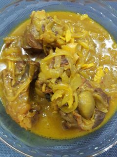 عکسی از دستور ماهیچه پلو