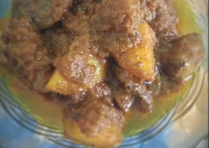 Semur ati ampela kentang