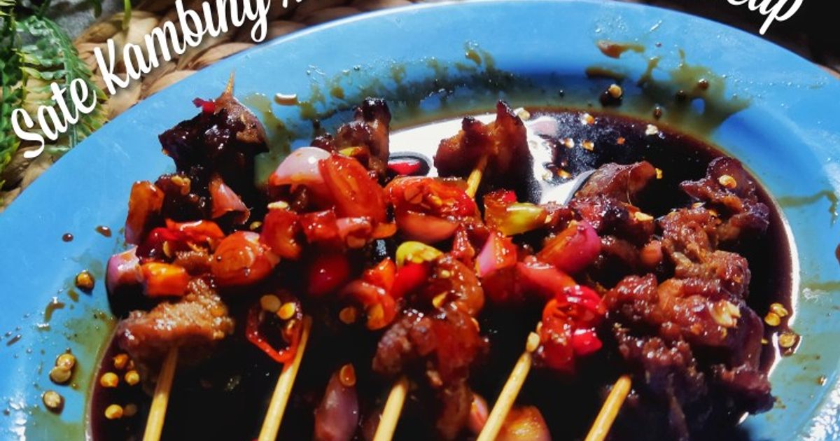 Sate Kambing Maranggi Sambal Kecap
