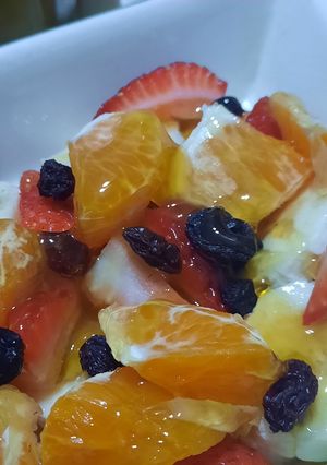 Una foto de Ensalada de frutas de estación