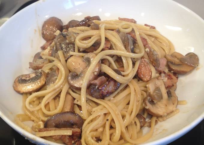 Easiest Way to Prepare Super Quick Homemade Linguine Carbonara