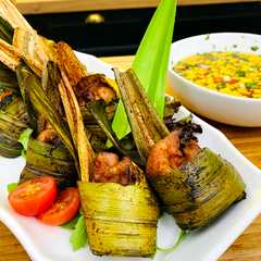 Ayam pandan thailand dengan sambal prik nam pla রেসিপির প্রধান ছবি