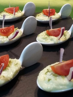 Una foto de Crema de puerro y apio al toque de lima