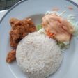 Chicken Karage with Salad Sayur