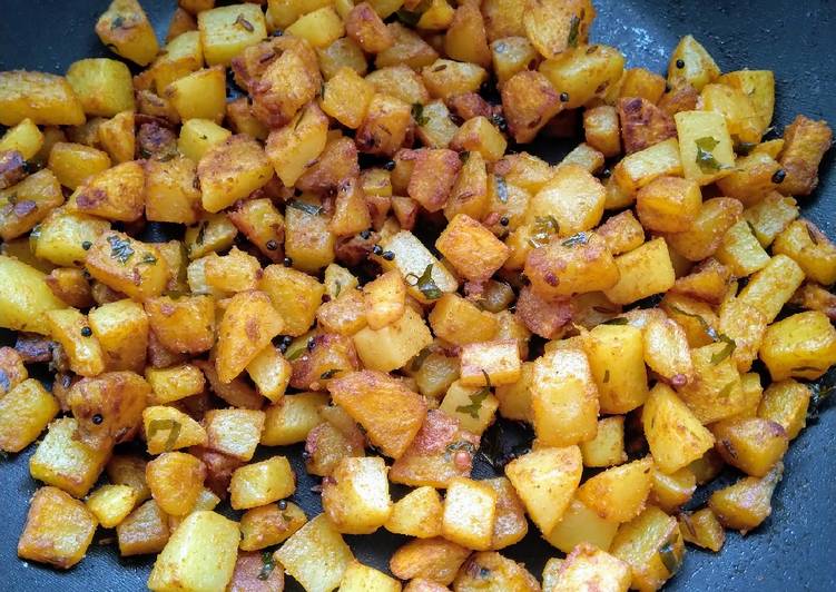 Steps to Prepare Super Quick Homemade Crispy potato fry