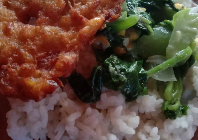 Resep: Bobor bayam bakwan jagung Murah