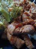 หมูผัดพะโล้แห้ง