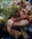 หมูผัดพะโล้แห้ง