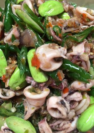 Foto resep Tumis Cumi Pete Cabe Hijau