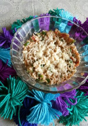 A picture of Risotto (With leftover rice).