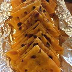 A picture of Carrot chapati.