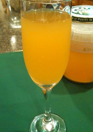 A picture of Rosemary Ginger Rye Kvass.